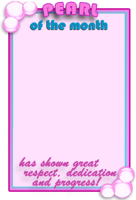 Our Student of the month has shown dedication, hard work, and respect.